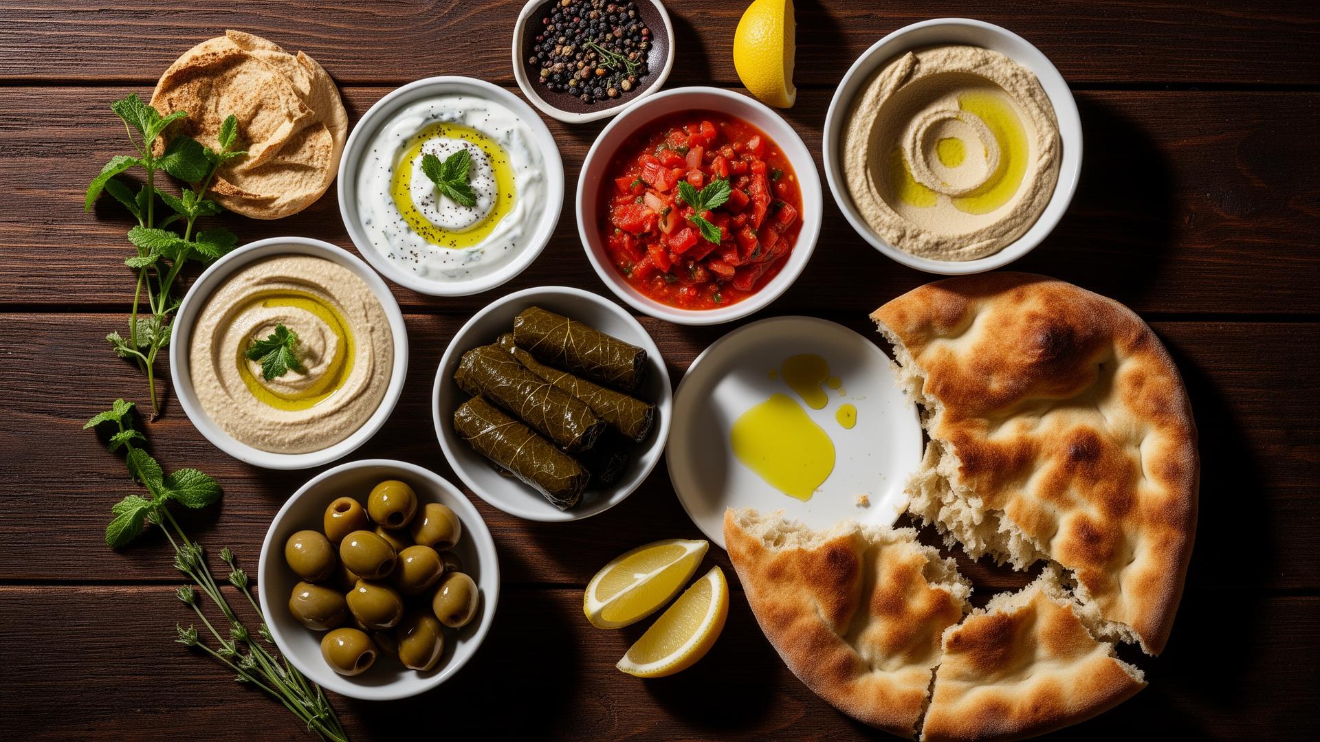 Meze selection